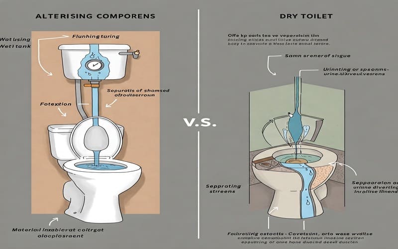 Perbedaan Toilet Basah dan Kering