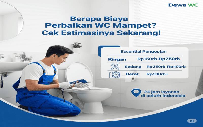 Biaya Perbaikan WC Mampet